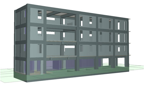 SAKURA VILLEGE 構造計算モデル